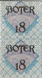 Bonnen vermoedelijk van de Distributie kaart voor Boter (tweede serie) nr 18 - begin februari 1941