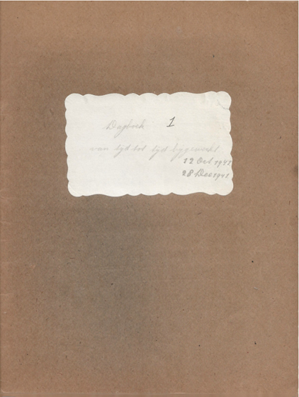 Dagboek 12 oktober 1941 t/m 29 december 1941